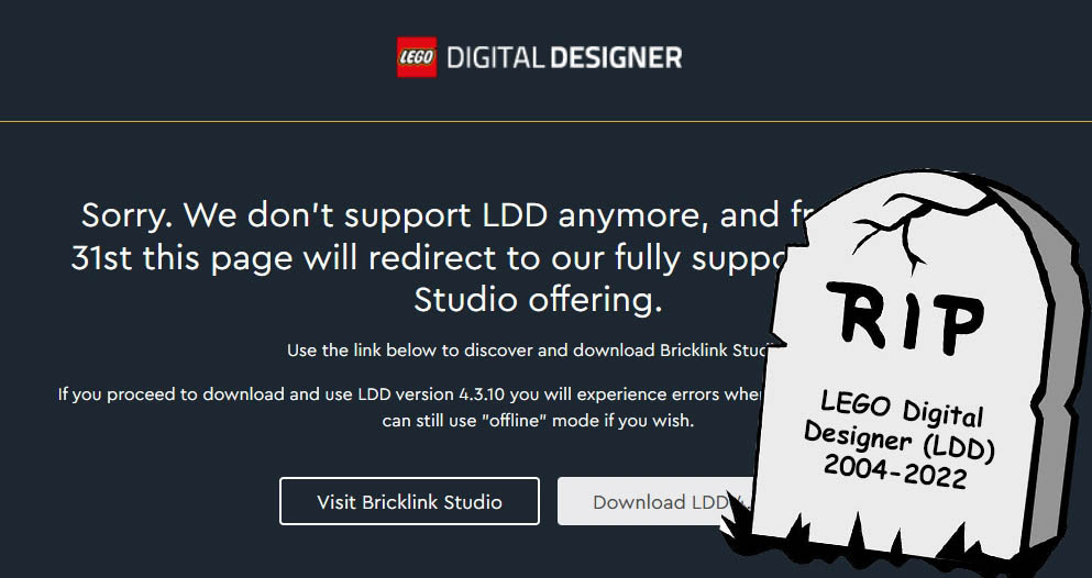 Η αντικατάσταση του LEGO Digital Designer (LDD) από το StudIO του Bricklink
